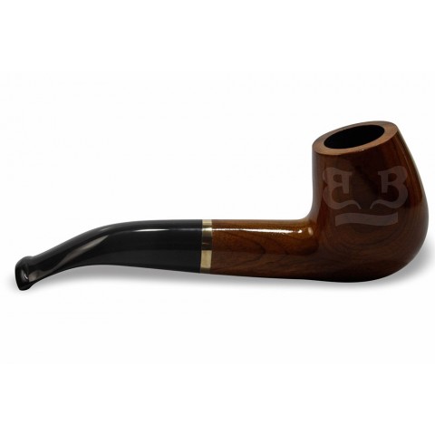 Cachimbo Elite Dourado Curvo (Filtro Permanente) Piteira Chifre